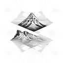 table mountain  tattoo design idea