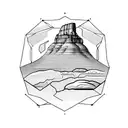 table mountain  tattoo design idea