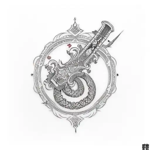 Keyblade tattoo design idea