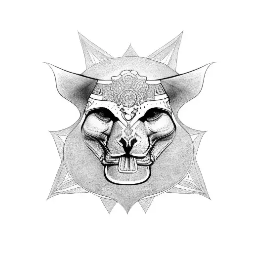 Full body Isis goddess tattoo design idea