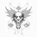 Full body Isis tattoo design idea