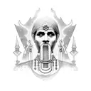 Full body Isis tattoo design idea