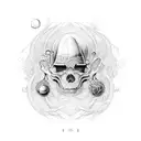 Multiple timelines tattoo design idea