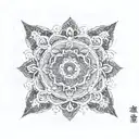 Mandala tattoo design idea