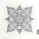 Mandala tattoo design idea