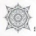 Mandala tattoo design idea