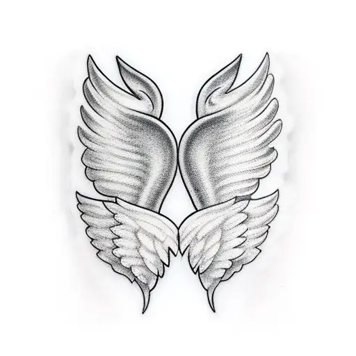 Aggregate 151+ single wings tattoo - POPPY