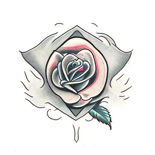 III • XXII • MMXXIII with a rose around it tattoo design idea