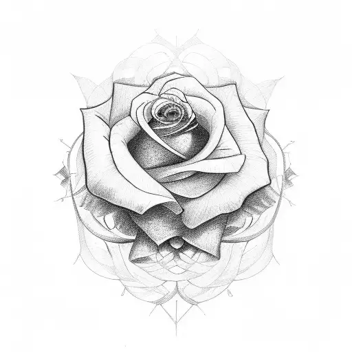III • XXII • MMXXIII with a rose around it tattoo design idea