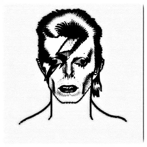 david bowie  tattoo design idea