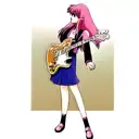neo soul guitar tattoo design idea