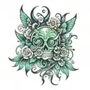 Bipolar disorder tattoo design idea