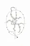scorpio constellation tattoo design idea