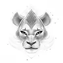 simba and nala tattoo design idea