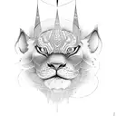 simba and nala tattoo design idea