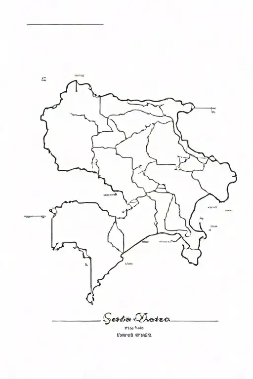 shapes of the following countries: Spain, Qatar and The Netherlands  tattoo design idea