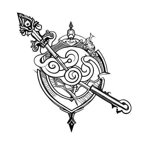 keyblades  tattoo design idea