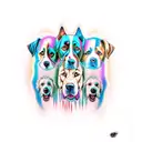 3 headed dog tattoo design idea