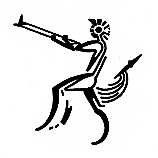 sagittarius with jupiter and adventure tattoo design idea
