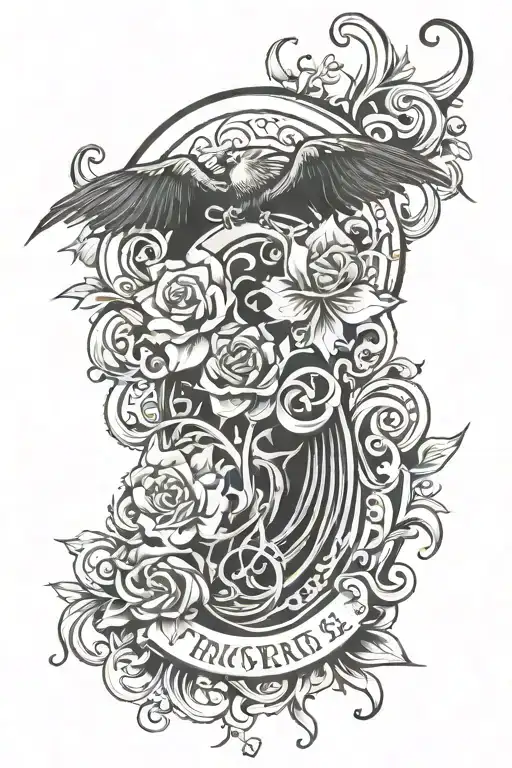 proverbs 16:33 Verse tattoo design idea