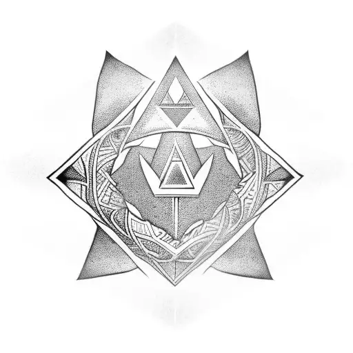 triforce tattoo design idea