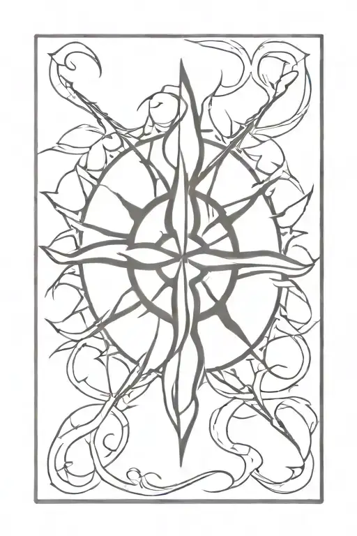 Godsmack sun symbol mixed with the Prince of Persia Warrior Within Symbol tattoo design idea