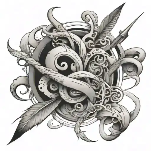 Movement means life tattoo design idea