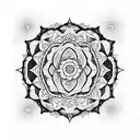 Mandala tattoo design idea