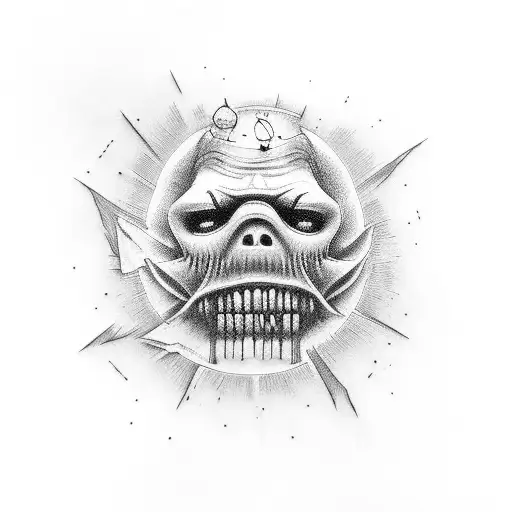 Stephen King's iconic characters tattoo design idea