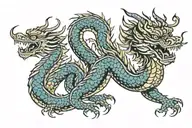 burmese dragon tattoo design idea