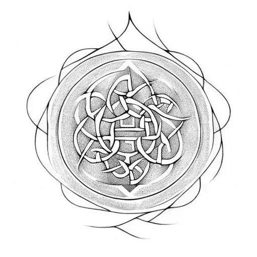 Celtic runes  tattoo design idea
