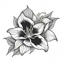 Hong Kong bauhinia flower tattoo tattoo design idea