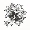 Hong Kong bauhinia flower tattoo tattoo design idea