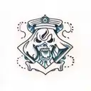 Ghostemane tattoo design idea