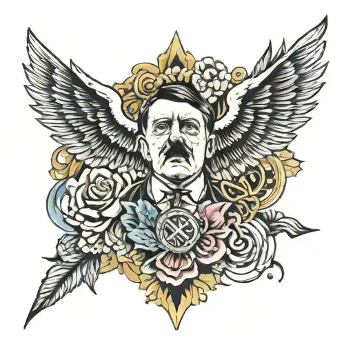 hitler tattoo design idea