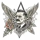 hitler tattoo design idea