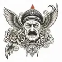 hitler tattoo design idea