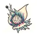 thistle tattoo design idea