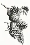 dragon ball z tattoo design idea