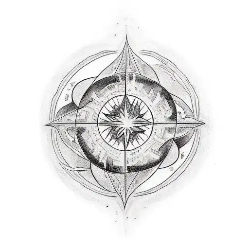 a tattoo that symbolizes the 4 elements of nature (water, air, fire, earth) tattoo design idea