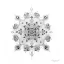 chandelier tattoo design idea