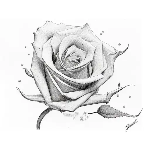 1954 stratocaster witth roses around it all black and white tattoo design idea