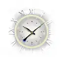 clock hourglass with vintage scroll  tattoo design idea
