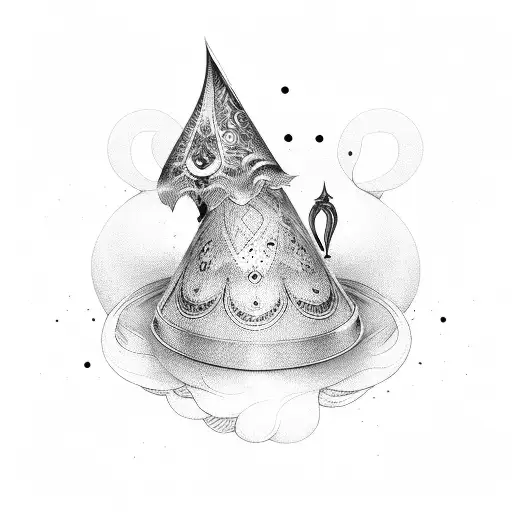 spinning top tattoo design idea