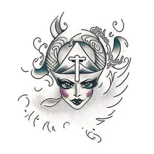 female empowerment tattoo design idea