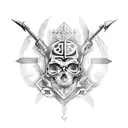 st Micheal  tattoo design idea