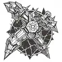 Gurren lagann drill tattoo design idea