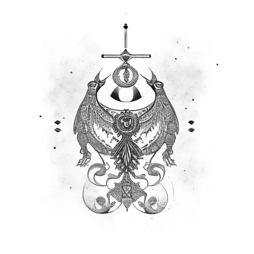 slavic ornament full arm tattoo design idea