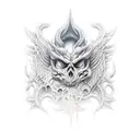 Anjo do jogo diablo 3 tattoo design idea