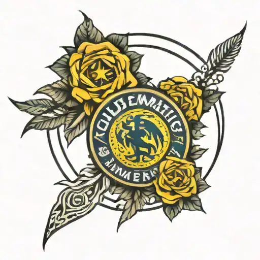 club America with name Nichole   tattoo design idea